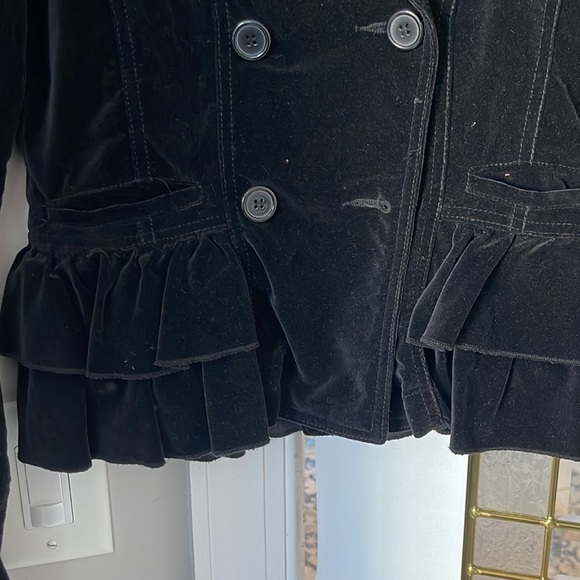 Ruffled Velour Jacket - Picture 4 of 4